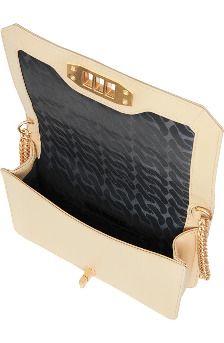 Rebecca Minkoff Small Chevron Quilted Love Leather Crossbody Bag, Alternate, color,