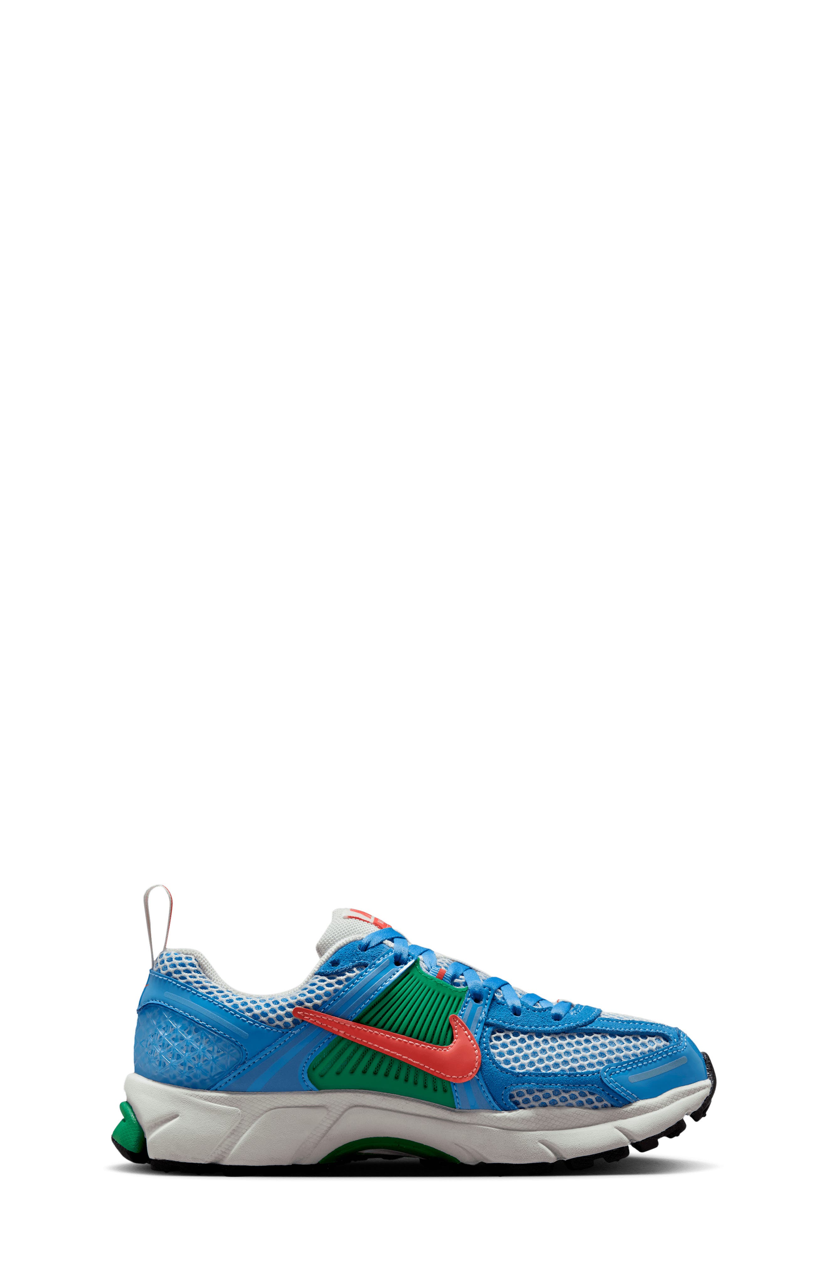 Nike Kids
 Zoom Vomero 5 Sneaker, Alternate, color, Blue/ Green/ White/ Ember