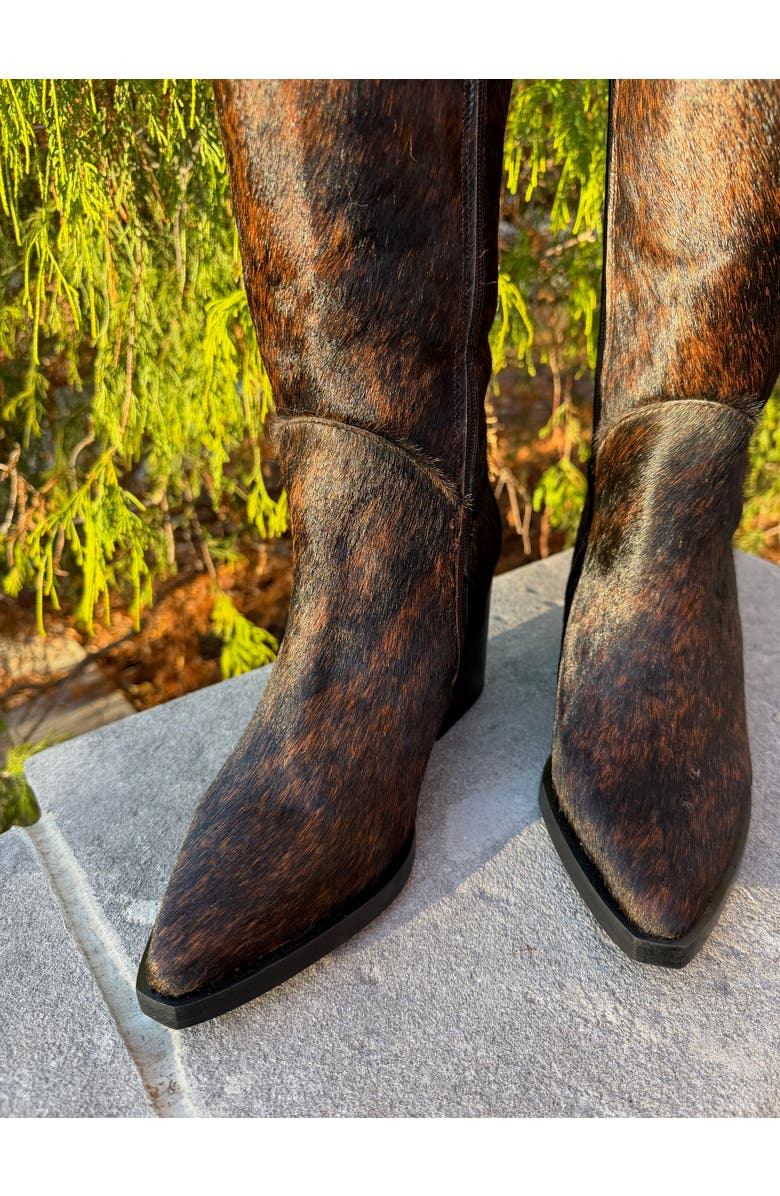 NEW AMENDMENT Olsson Texan Boot in Calf Hair, Alternate, color, Striped Brindle