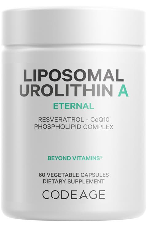 Liposomal Urolithin A + Resveratrol & CoQ10 Supplement