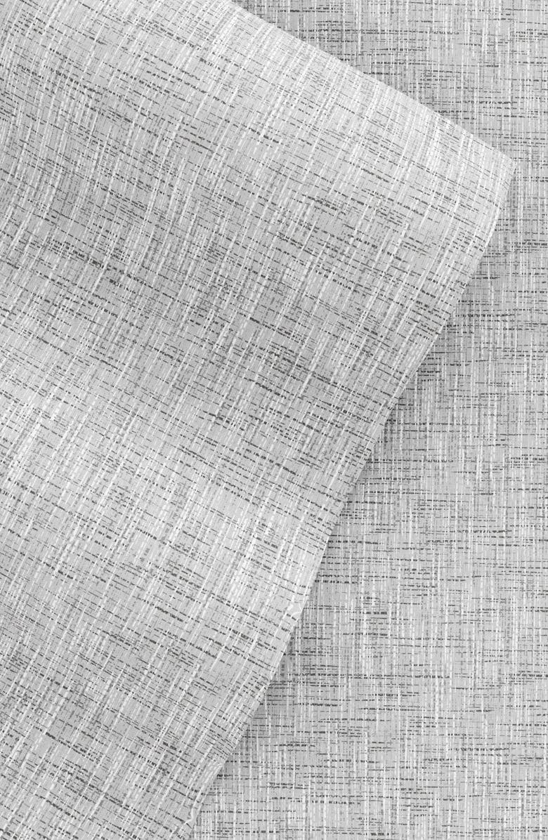 HOMESPUN HOME SPUN Premium Ultra Soft Chambray Style Pattern 4-Piece Bed Sheets Set, Alternate, color, Light Gray