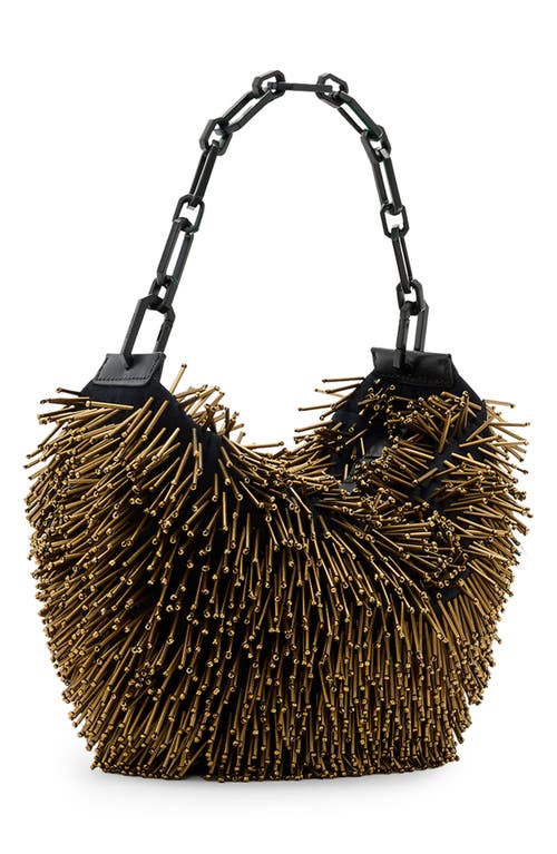 Shop Allsaints Mini Madea Chain Handle Leather Handheld Bag