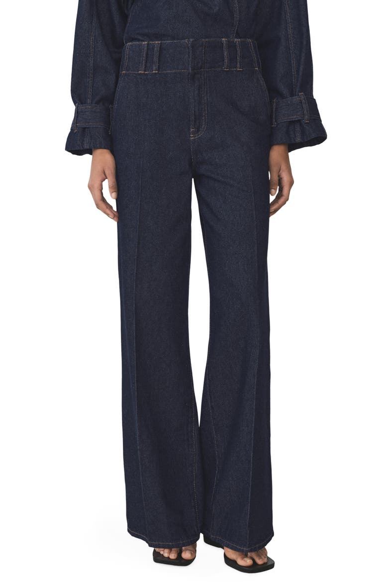 High Waist Flare Leg Jeans, Main, color, OPEN BLUE