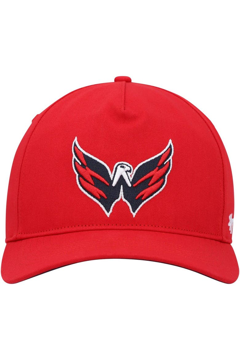 Men's '47 Red Washington Capitals Primary Hitch Snapback Hat, Alternate, color, Red