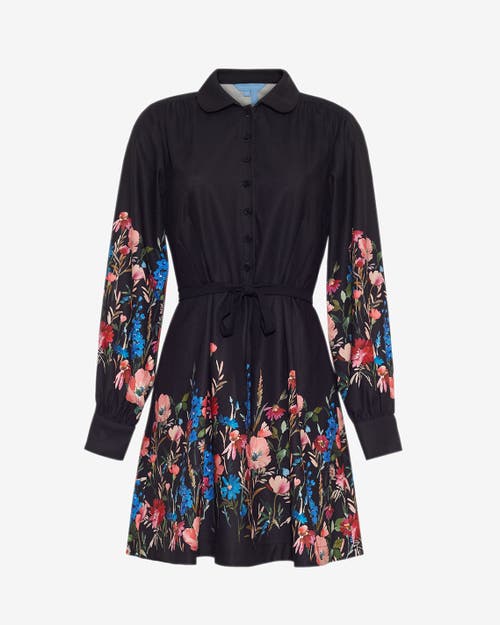 Draper James Ellie Pleated Shirtdress In Multi