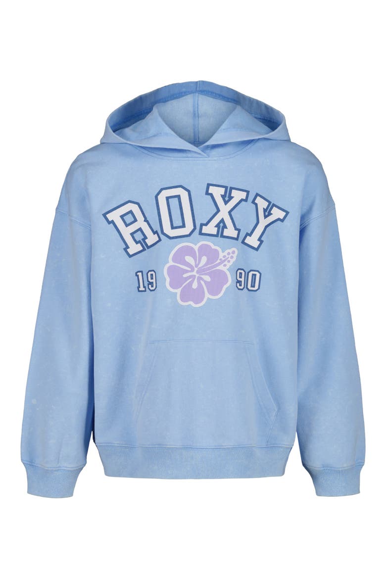 Kids' Aloha Oversize Graphic Hoodie, Main, color, AIRY BLUE