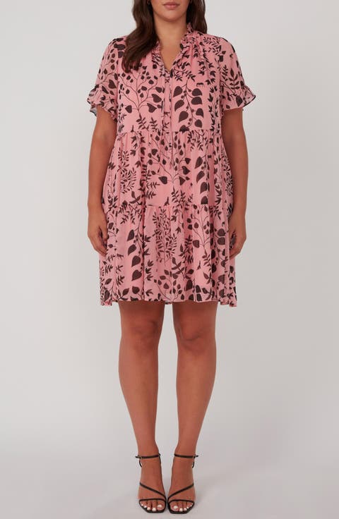 Aurora Tiered Minidress (Plus)