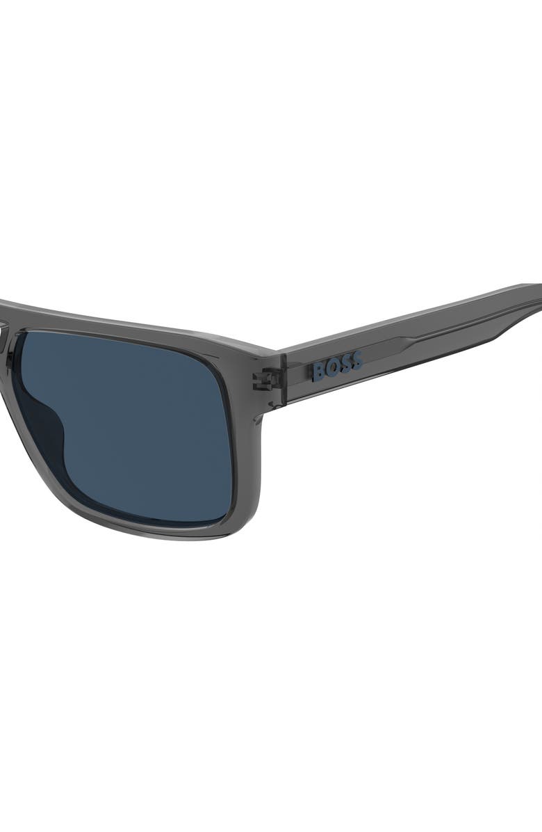 BOSS 56mm Navigator Sunglasses, Alternate, color, Grey