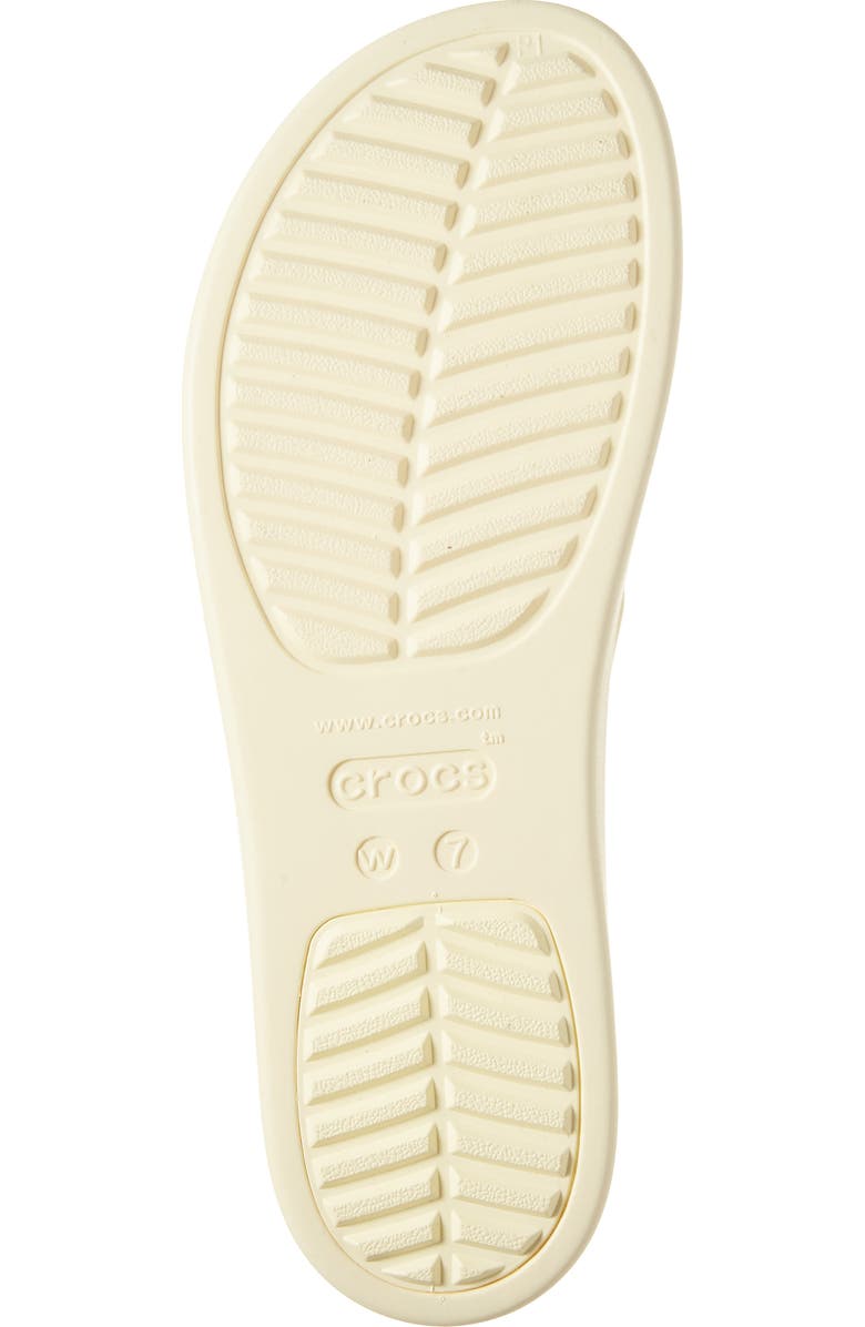 CROCS Brooklyn Slingback Platform Wedge Sandal, Alternate, color, Butter Cream