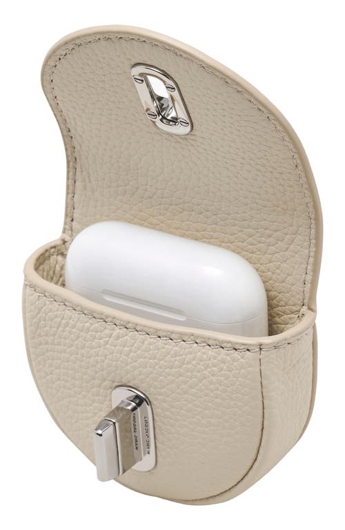 Marc Jacobs The Crescent Leather Shoulder Bag In Cloud White
