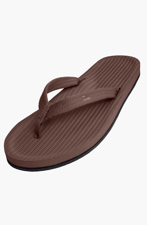 Responsibly-Made Tire Sole Easy Living Flip Flops (Female)