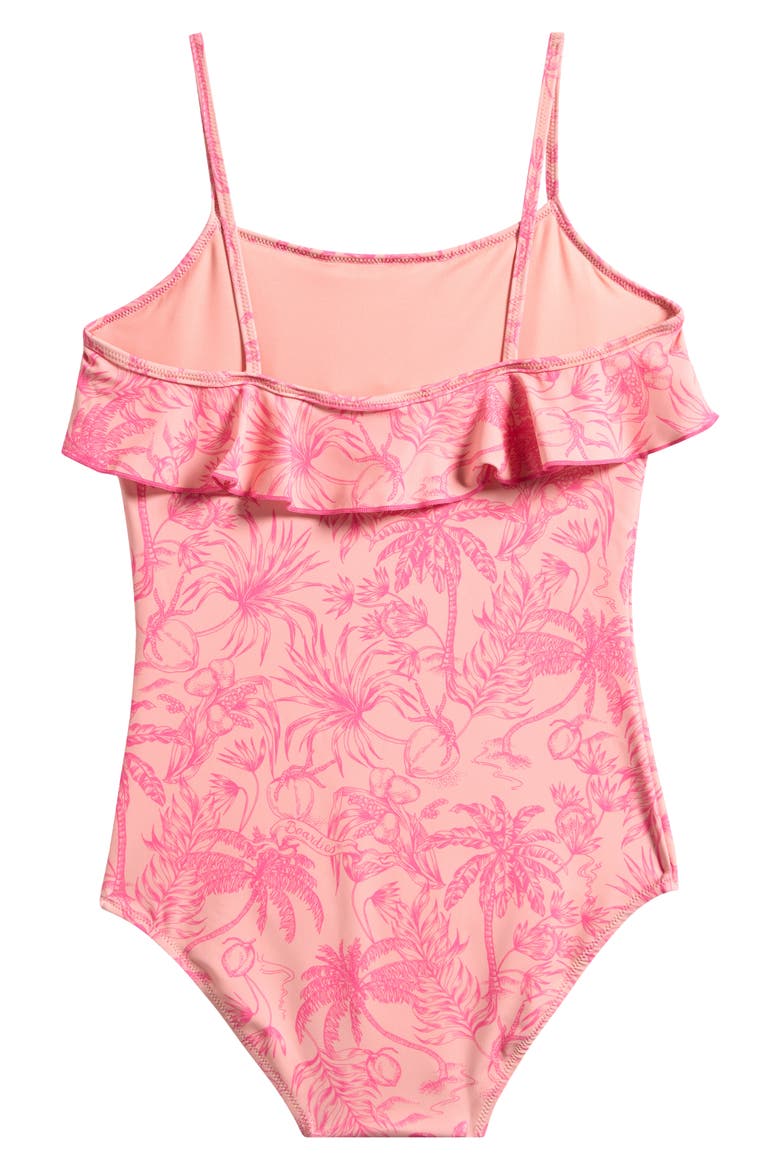 Kids' Sully Ruffle One-Piece Swimsuit, Alternate, color, PEACH