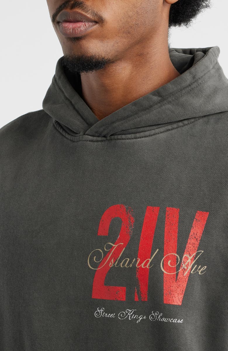 Island Avenue Formula 1<sup>®</sup> Graphic Hoodie, Alternate, color, Black
