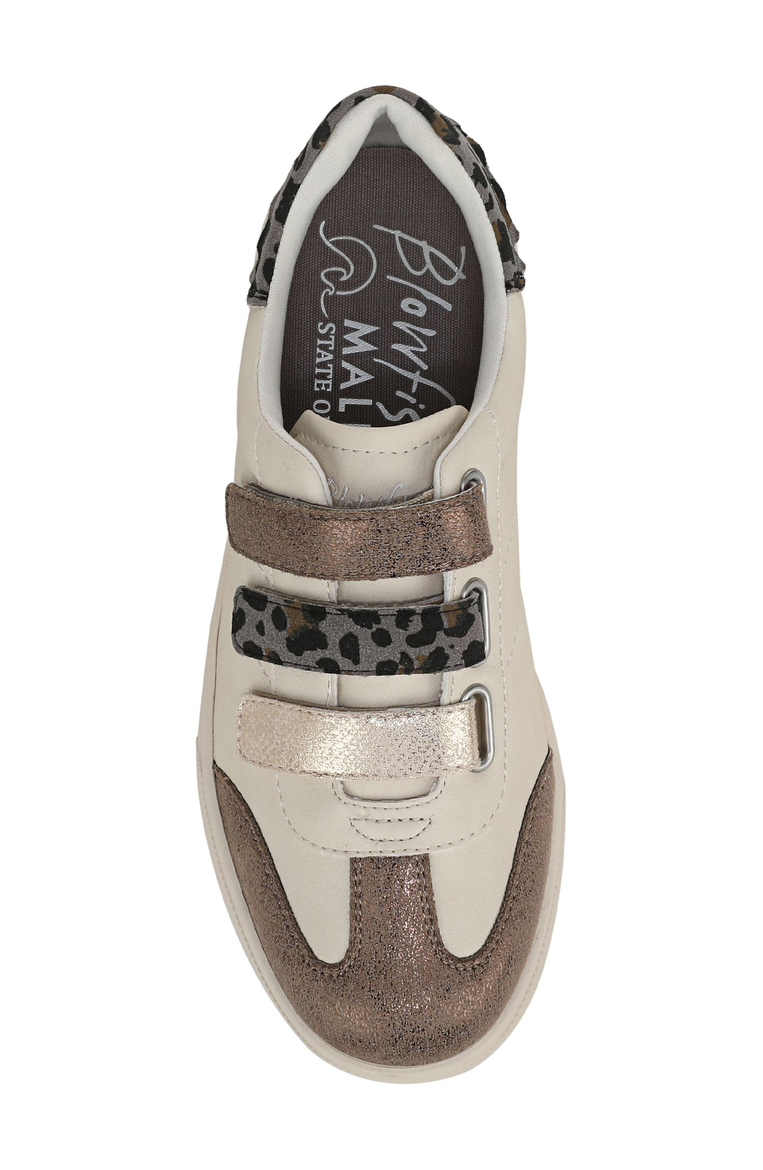 Blowfish Malibu Tucson Sneaker, Alternate, color, White / Bronze Faux Leather
