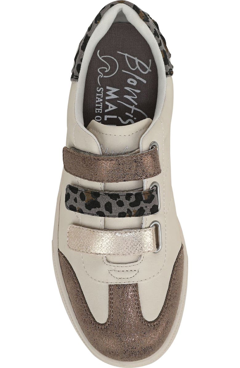 Blowfish Malibu Tucson Sneaker, Alternate, color, White / Bronze Faux Leather