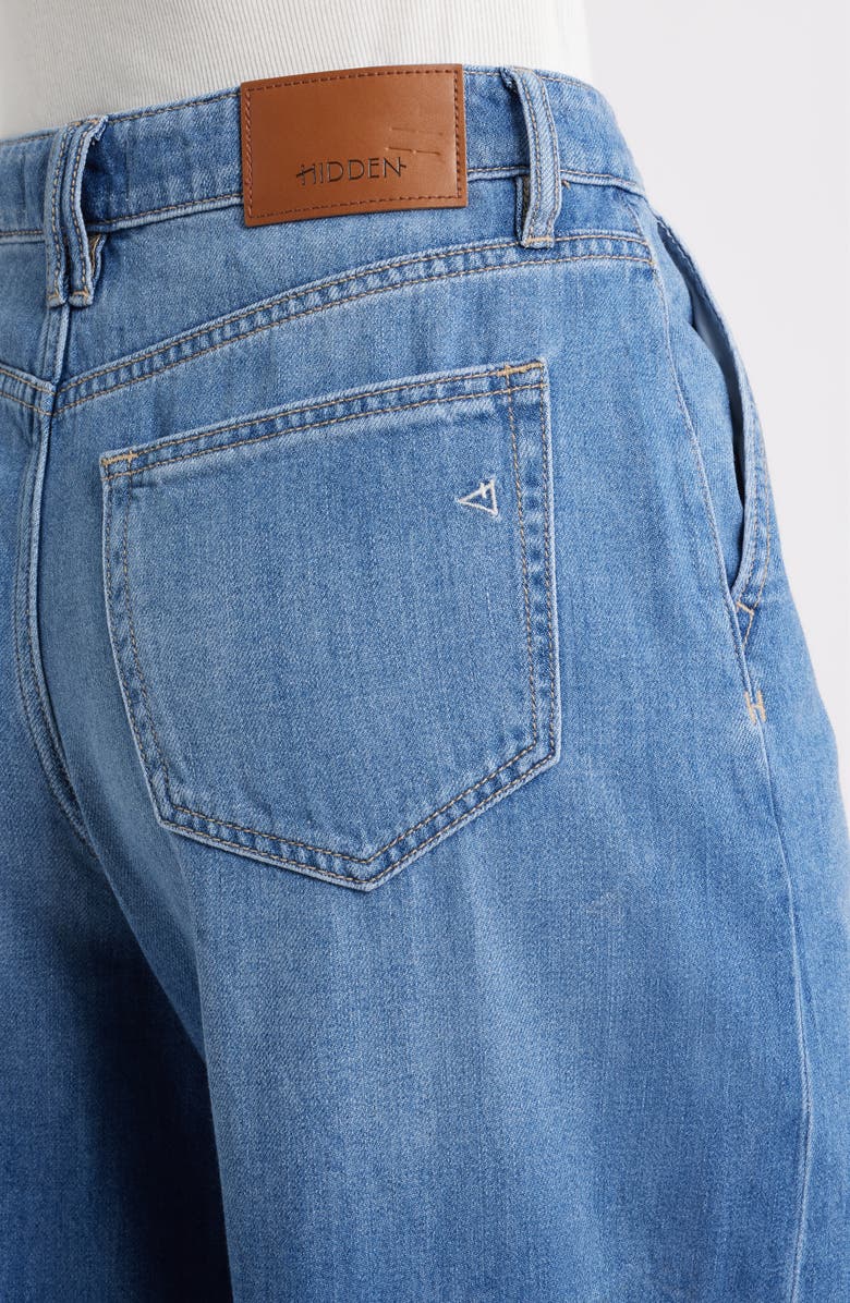 HIDDEN JEANS High Waist Super Wide Leg Jeans, Alternate, color, Medium Wash