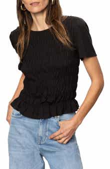 Sanctuary Better Together Smocked Top