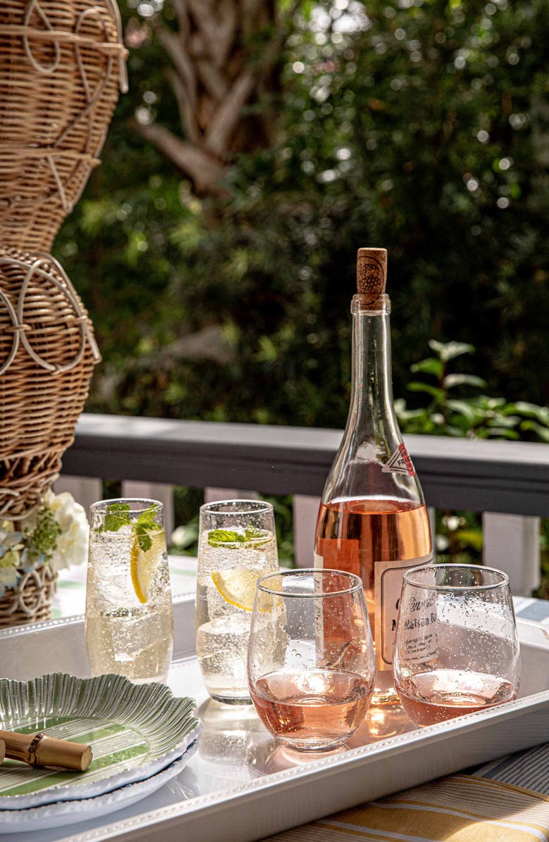 Juliska Provence Stemless Wine Glass, Alternate, color, Clear