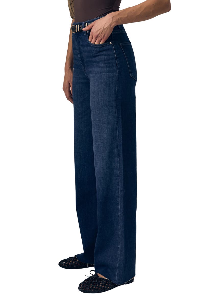 High Waist Wide Leg Column Jeans, Alternate, color, ZOE