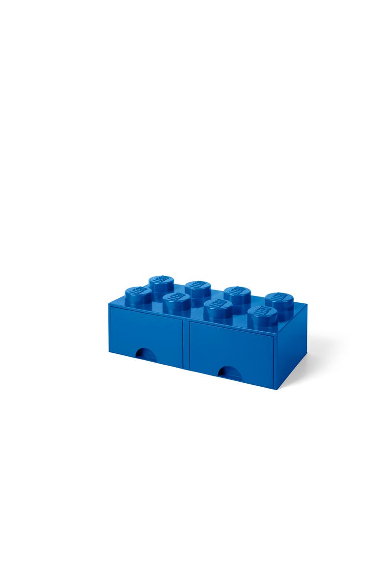LEGO Storage Brick Drawer 8, Bright Blue, Main, color, Blue