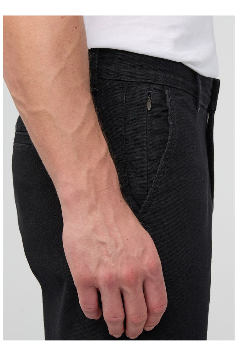 Stretch Canvas Chino, Alternate, color, Onyx