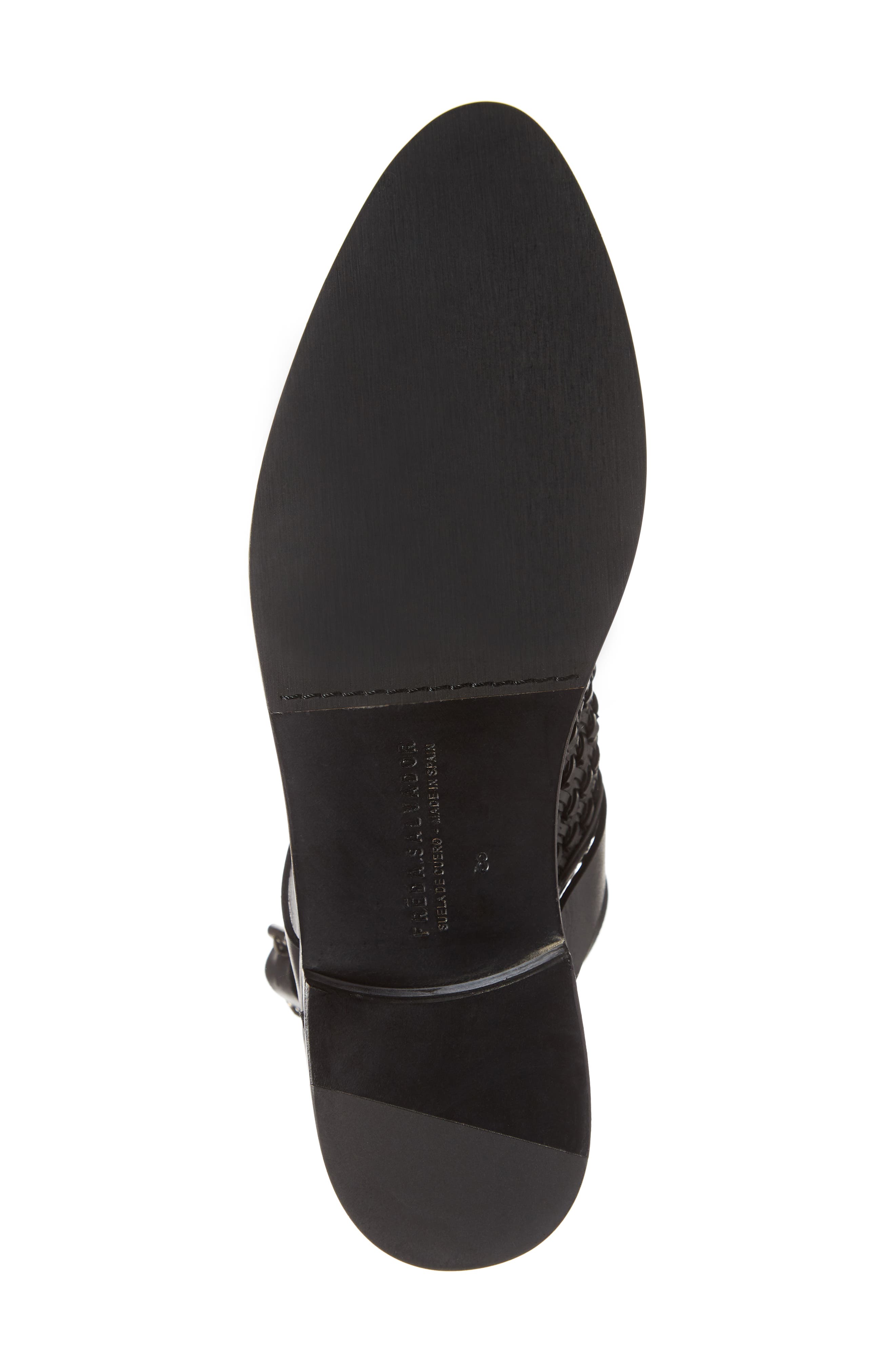 Freda Salvador Spark Woven Ankle Strap Bootie, Alternate, color, 