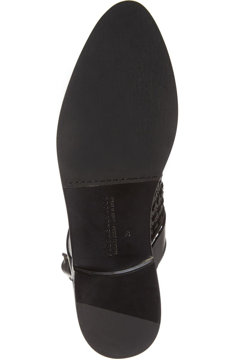 Freda Salvador Spark Woven Ankle Strap Bootie, Alternate, color,