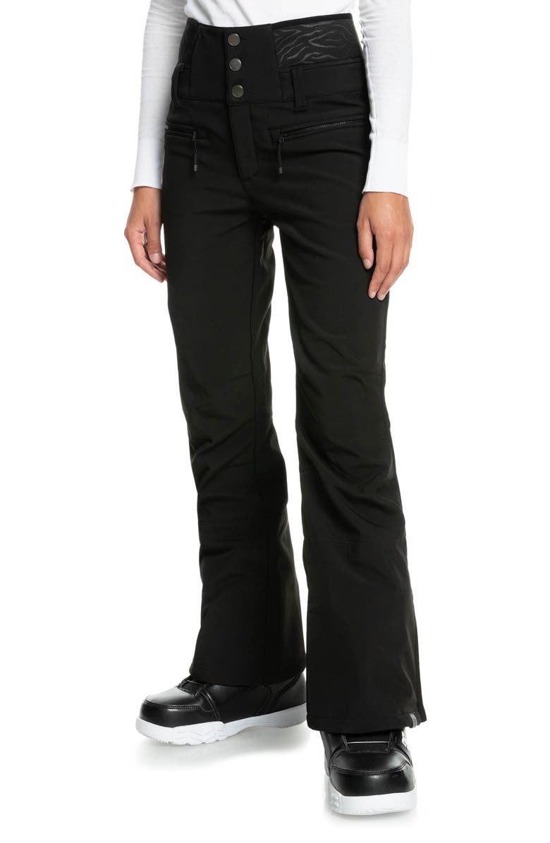 Roxy Rising High Shell Crop Snow Pants, Alternate, color, 
