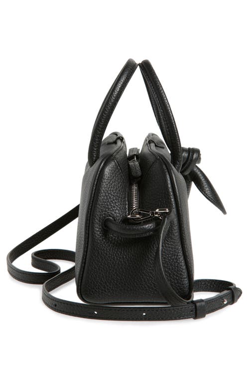 Jacquemus Le Petit Turismo Grain Leather Bag In Black