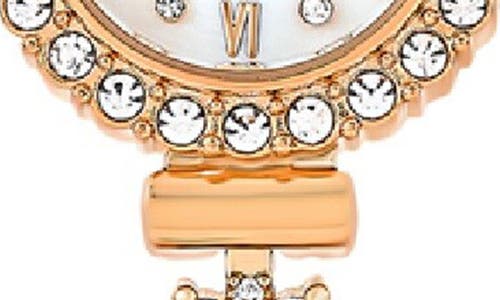 Danecraft Crystal Mother-of-pearl Quartz Bracelet Watch, 23mm