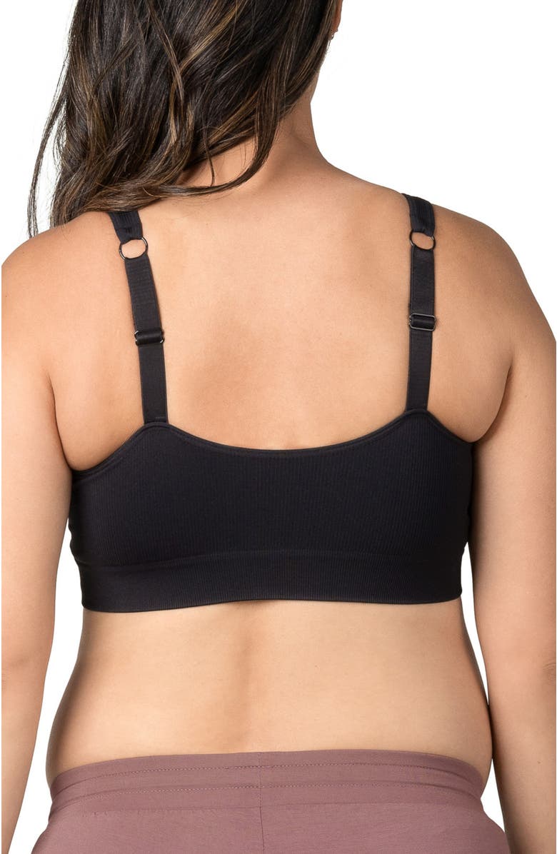 Kindred Bravely Mia Maternity & Nursing Lounge Bra- Fits Sizes 30B-44D, Alternate, color, Black
