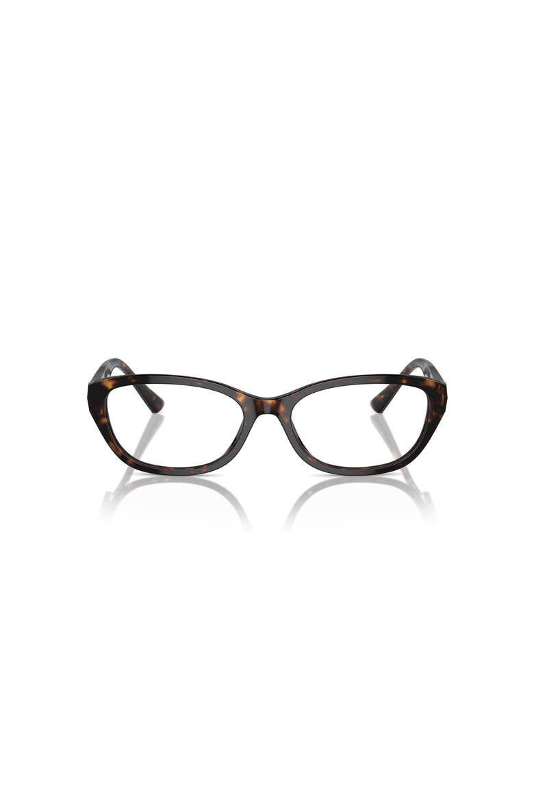 53mm Oval optical glasses, Alternate, color, Tortoise