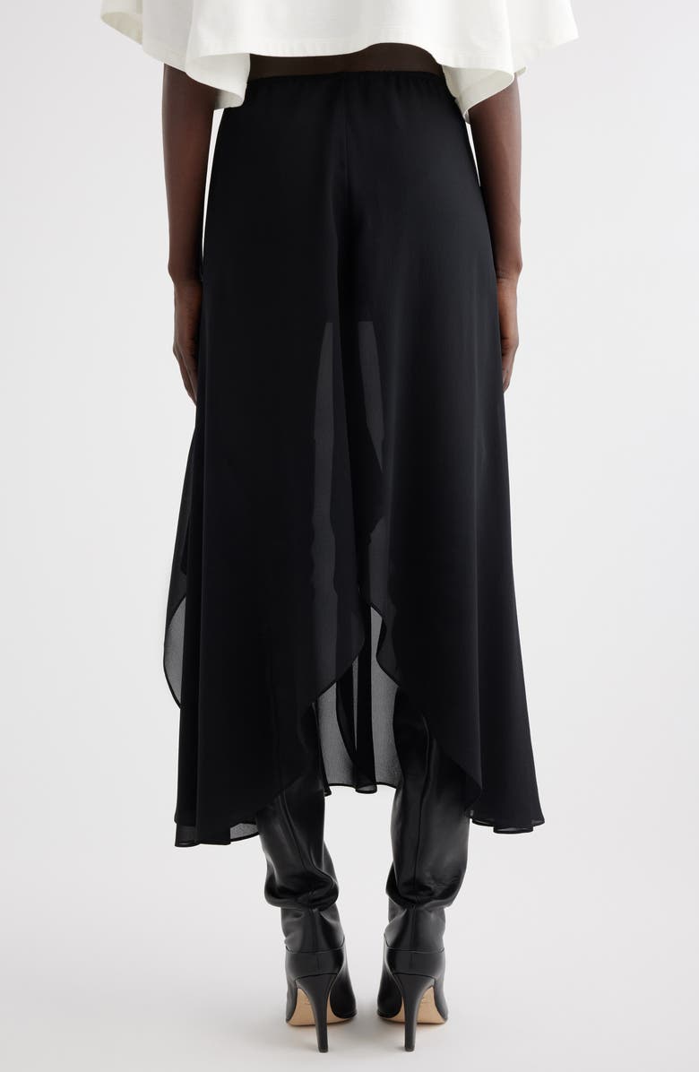 Chloé Sheer Silk Georgette Maxi Skirt, Alternate, color,