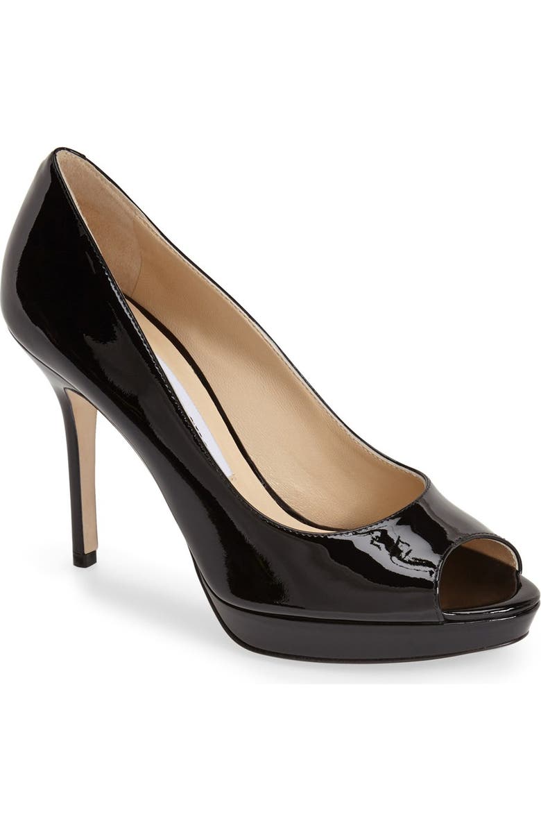 Jimmy Choo 'Luna' Peep Toe Platform Pump, Main, color,