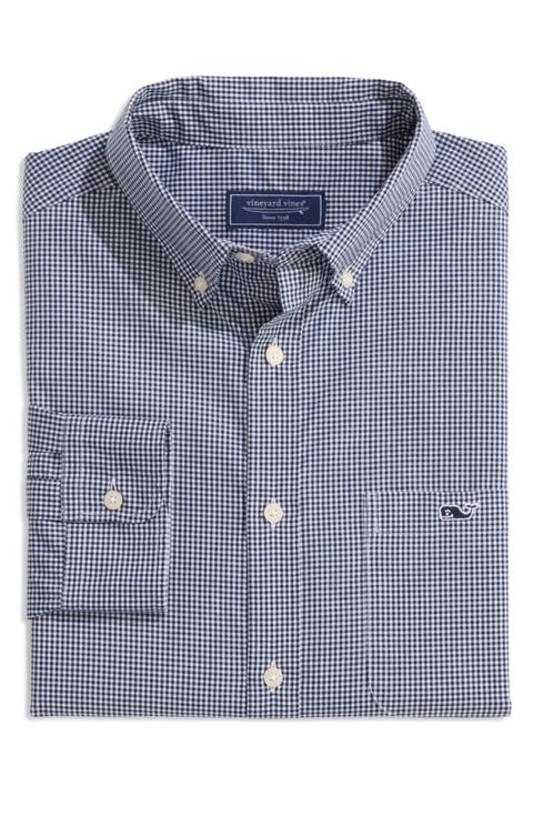 Anegada Gingham Button-Down Shirt