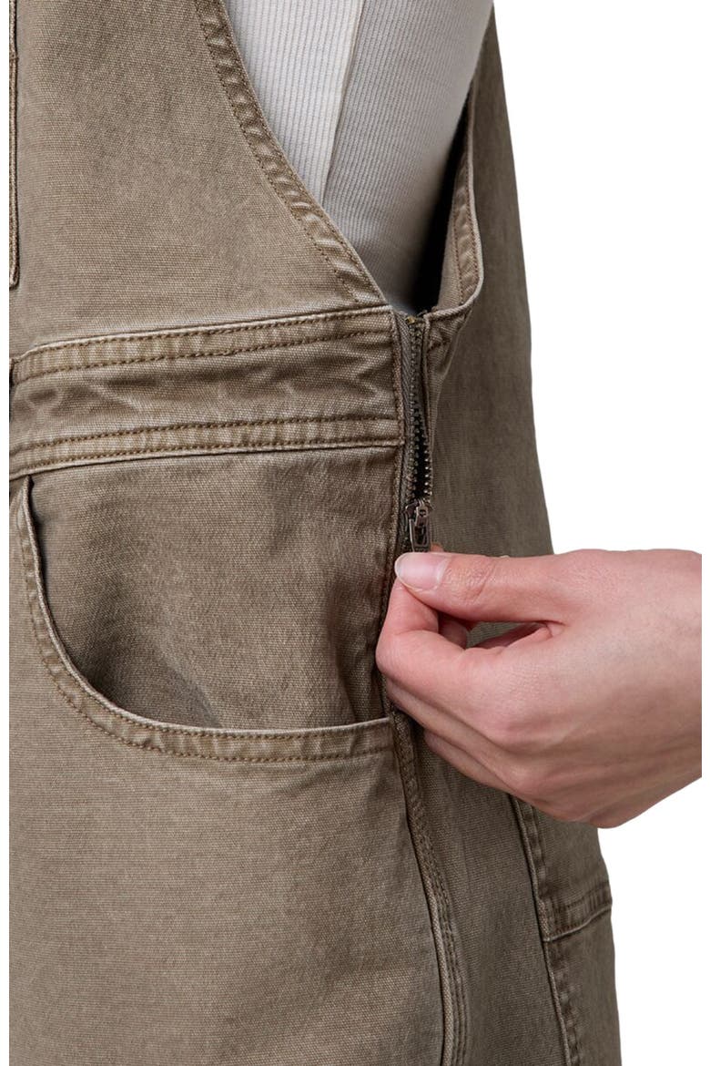 Rambler Stretch Canvas Overall - Women's, Alternate, color, Fallen Rock