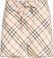 Burberry Check Cotton Pajama Shorts | Nordstrom