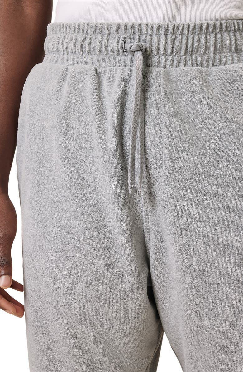 AllSaints Felix Towelling Sweat Shorts, Alternate, color, 