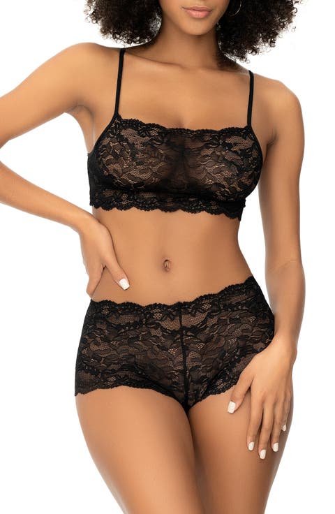 Lace Bralette & Boyshorts Set