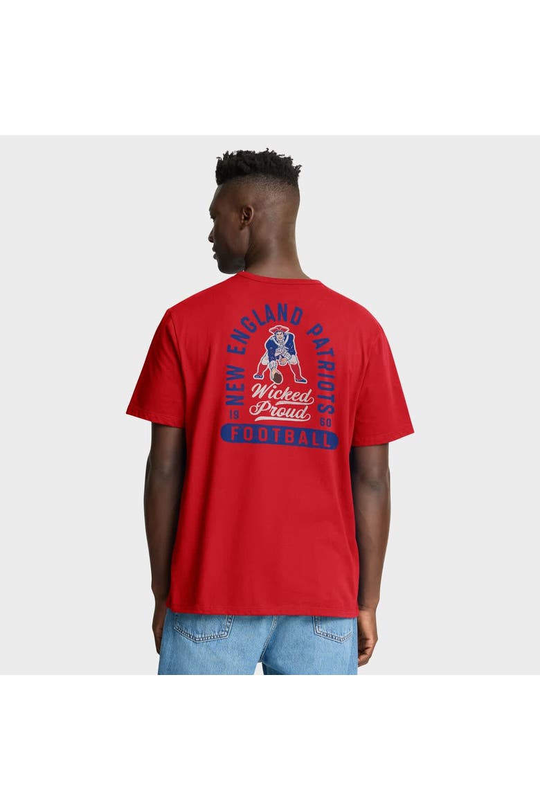 Men's Fanatics Red New England Patriots Fluid Motion Legacy T-Shirt, Alternate, color, Red