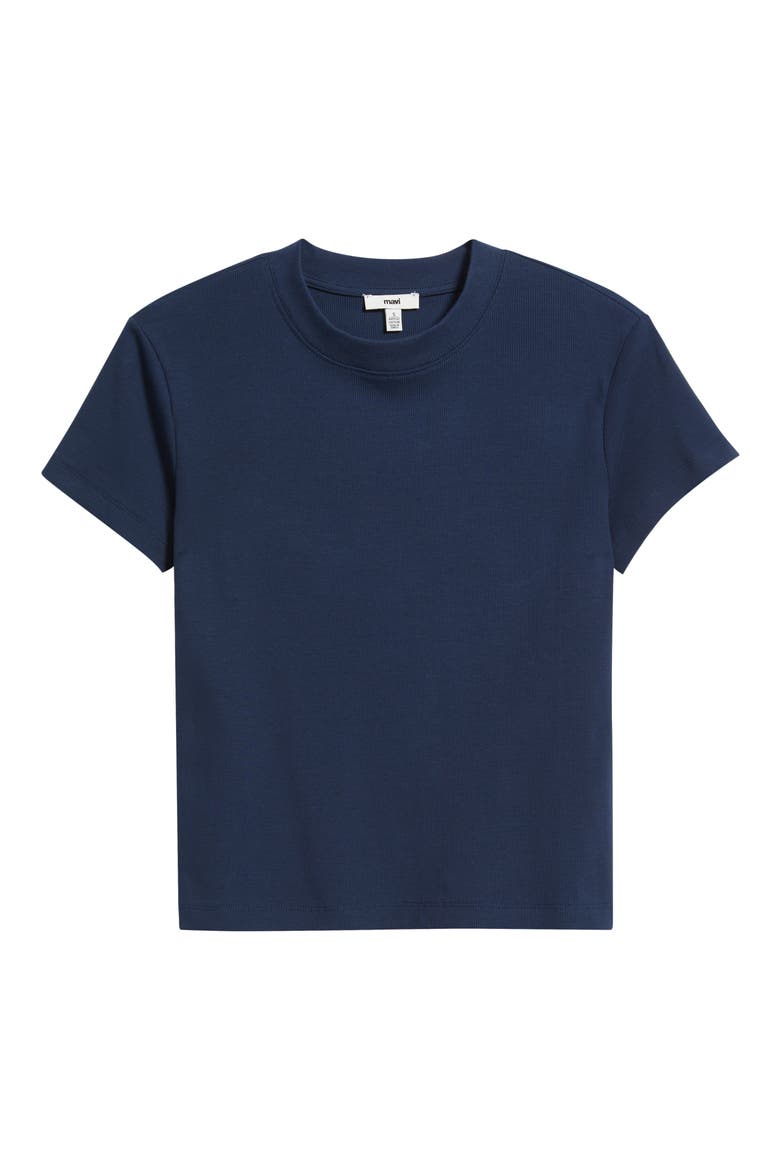 Slim Fit Stretch Cotton T-Shirt, Alternate, color, DRESS BLUES