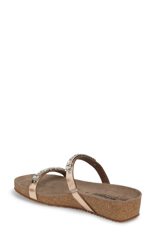 Mephisto 'ivana' Crystal Embellished Slide Sandal In Multi