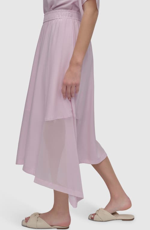 Dkny Handkerchief Hem Maxi Skirt In Pink