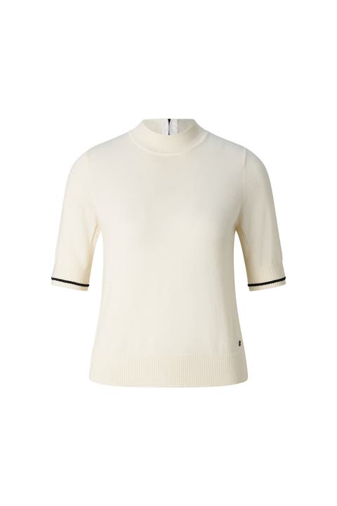 Antonia Virgin Wool And Silk Knit Shirt