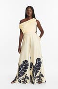 DIARRABLU Nala Noir Wide-Leg Palazzo Jant Pants