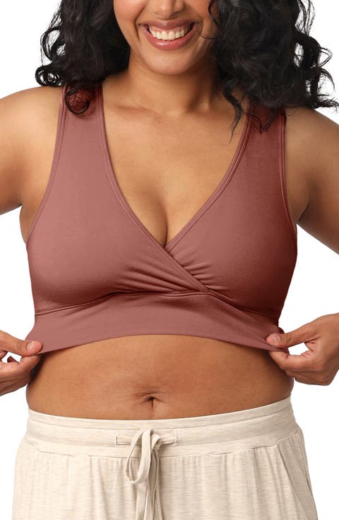 Busty French Terry Racerback Nursing & Sleep Bra - Fits Sizes 30E-46H