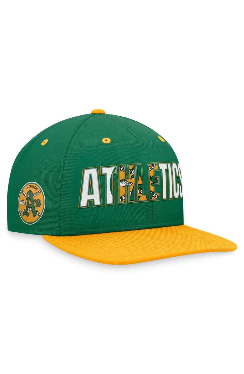Nike Men's Nike Green Oakland Athletics Cooperstown Collection Pro Snapback Hat, Main, color, Green