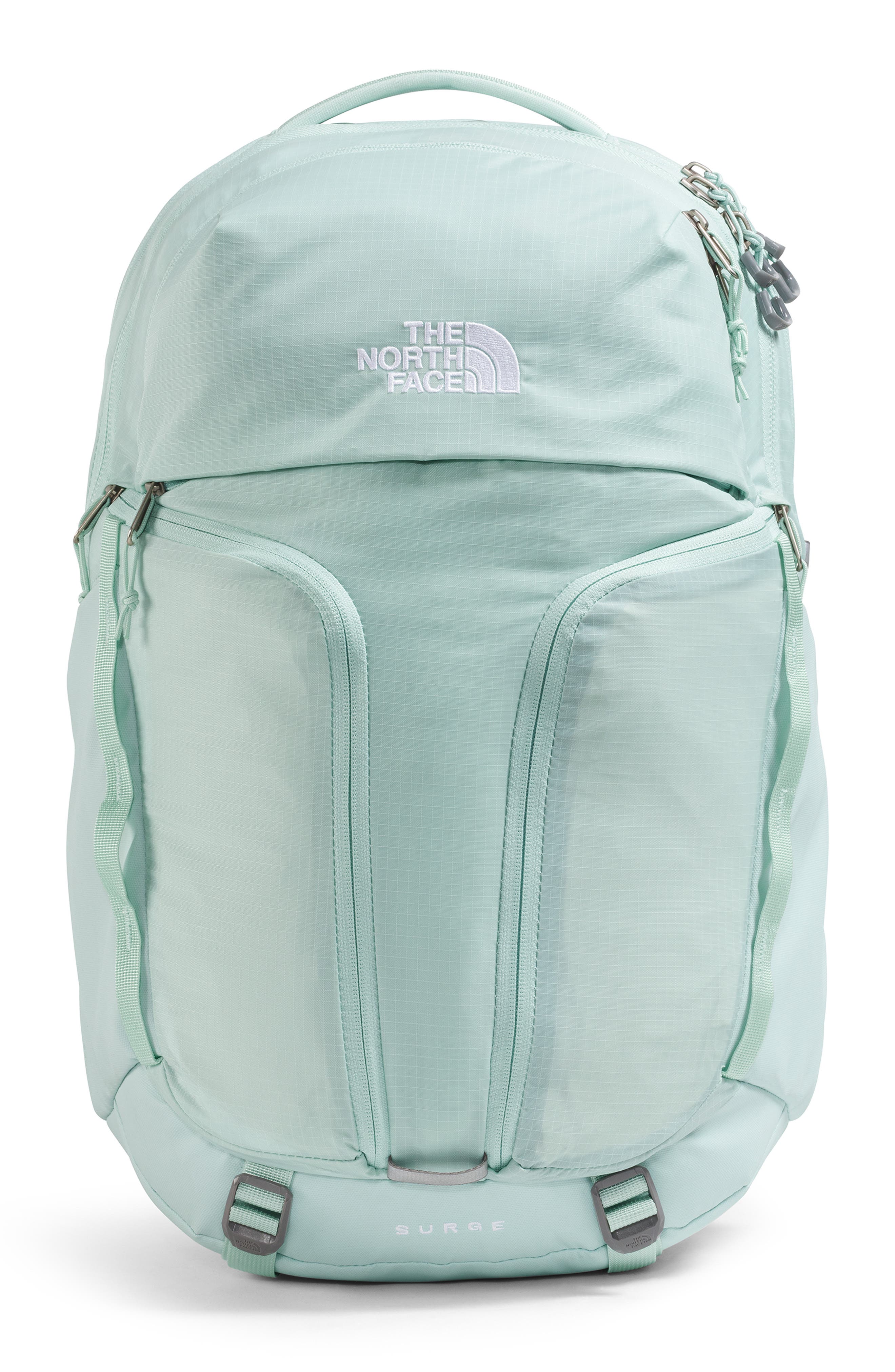Surge Recycled Nylon Backpack, Main, color, OPAL FROST