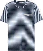 Moncler Stripe Stretch Cotton T-Shirt