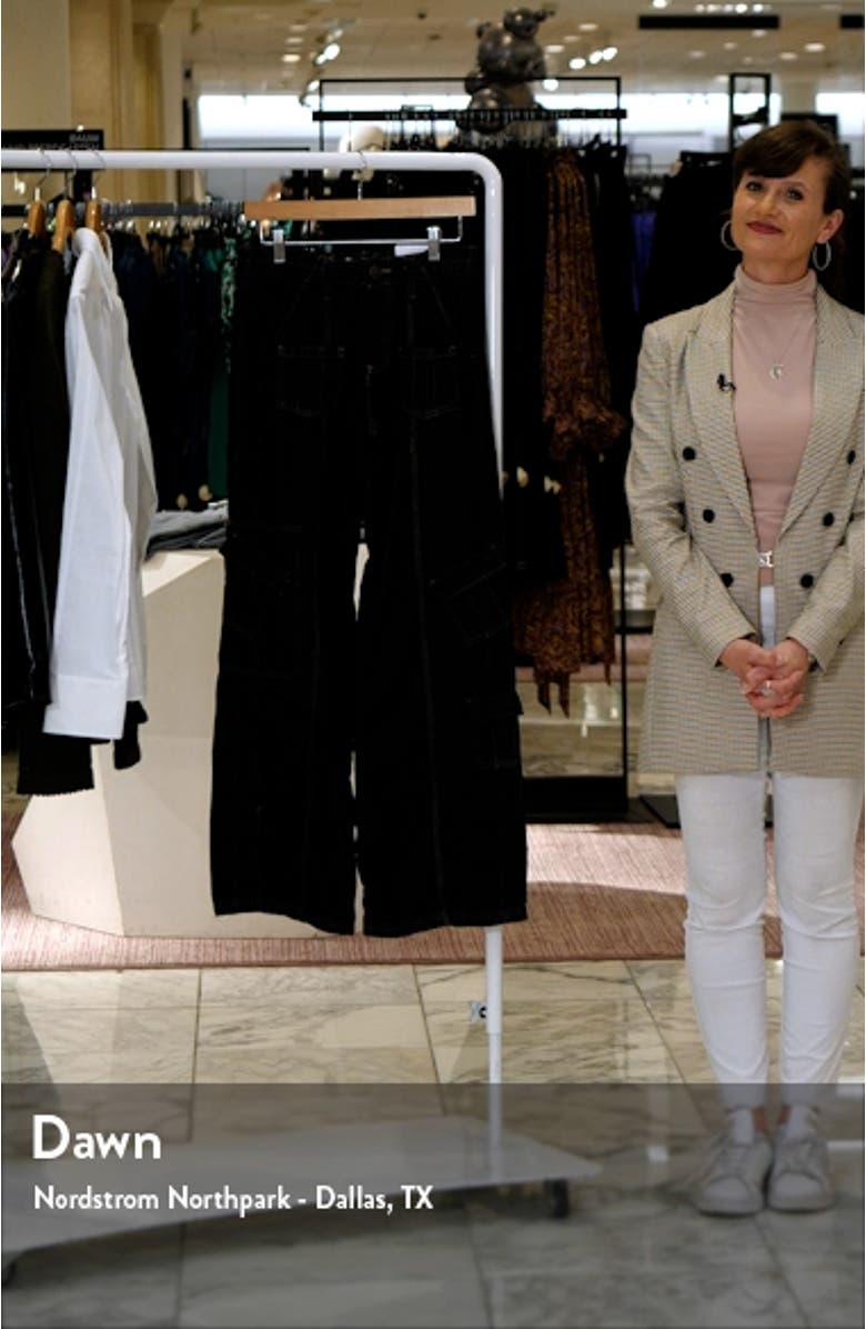 Y2K Low Rise Denim Cargo Pants, sales video thumbnail